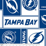 Tampa Bay Lightning - NHL Fleece Print - Patchwork
