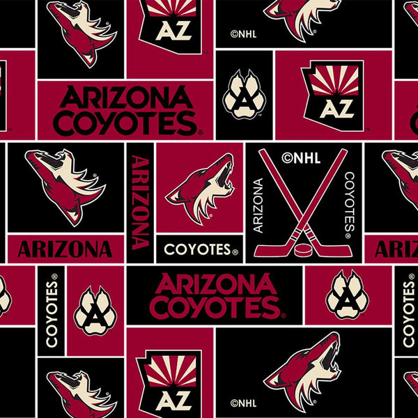 Arizona Coyotes - NHL Fleece Print - Patchwork
