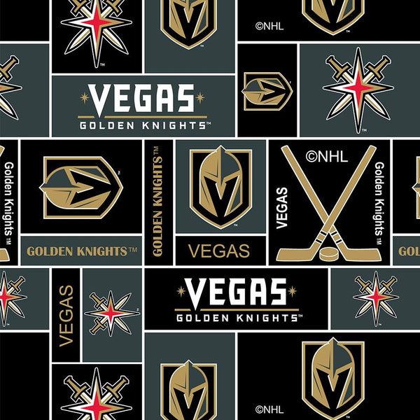 Vegas Golden Knights - NHL Fleece Print - Patchwork