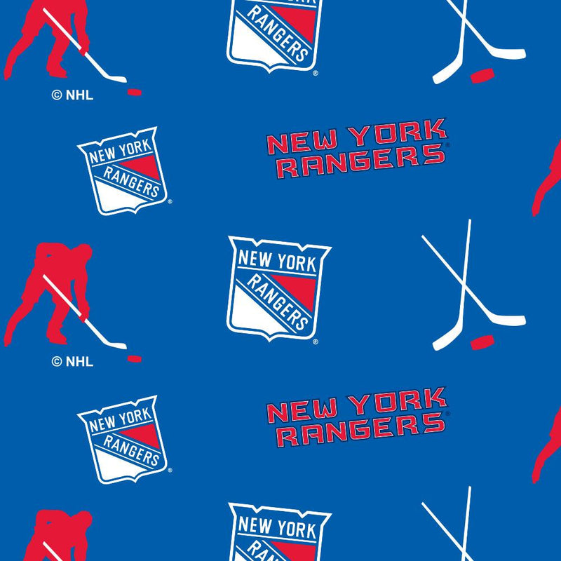 New York Rangers - NHL Fleece Print - Logo