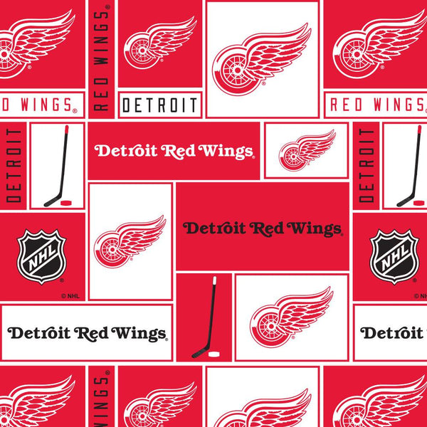 Red Wings de Detroit - Molleton imprimé LNH - Blocs
