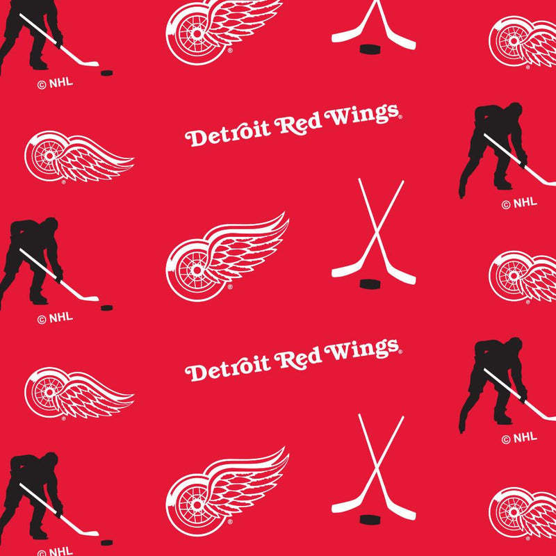 Red Wings de Detroit - Molleton imprimé LNH - logo