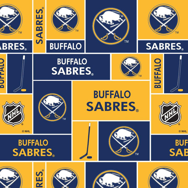 Buffalo Sabres - NHL Fleece Print - Patchwork