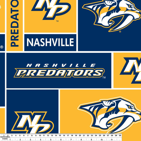 Nashville Predators - NHL Fleece Print - Patchwork