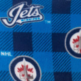 Winnipeg Jets - NHL Fleece Print - Plaid