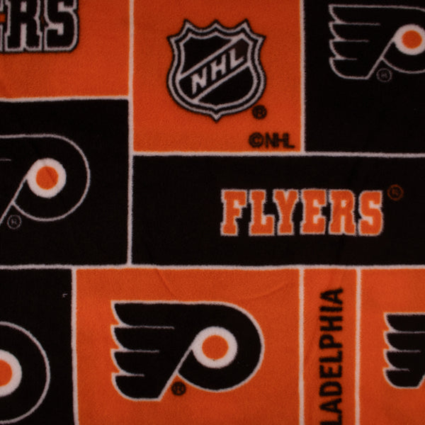 Philadelphia Flyers - NHL Fleece Print - Squares