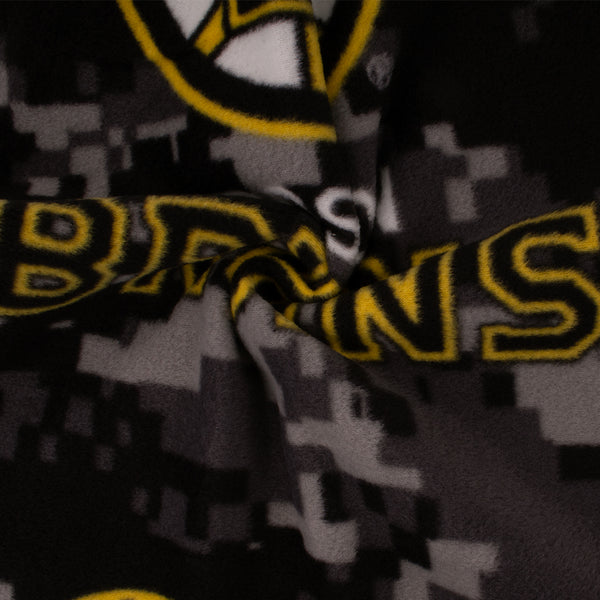 Boston Bruins  - NHL Fleece Print - Camouflage - Brown