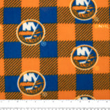 Islanders de New York - Molleton imprimé LNH - Carreaux Buffalo - Orange