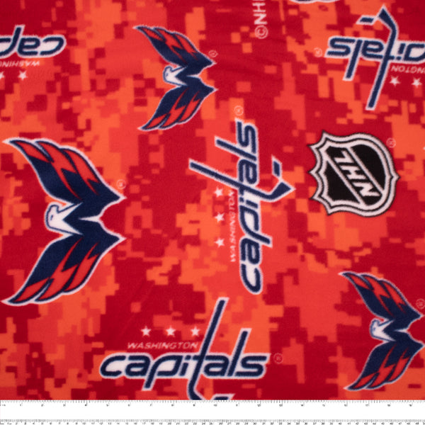 Washington Capitals - NHL Fleece Print - Logo - Red