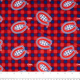 Montreal Canadiens - NHL Flannelette Print - Plaids - Red
