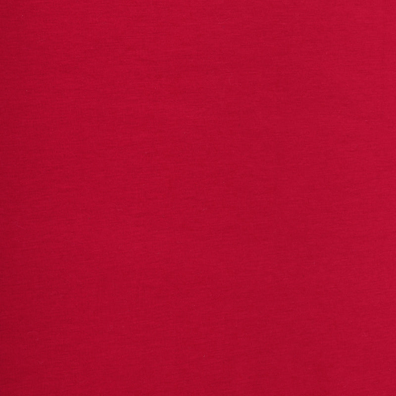ORGANIC Cotton Lycra Solid Knit - Red