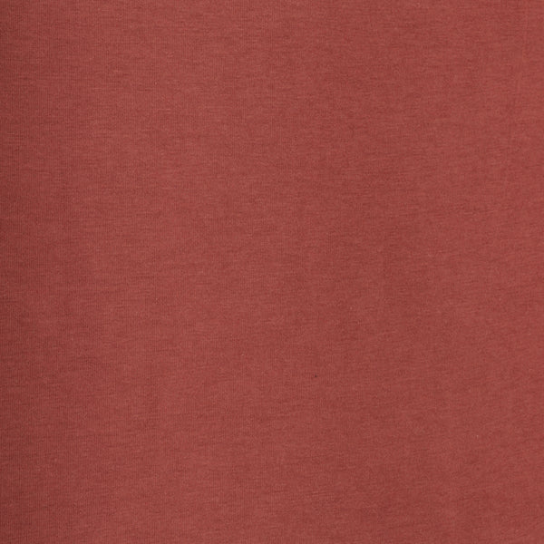 ORGANIC Cotton Lycra Solid Knit - Russet