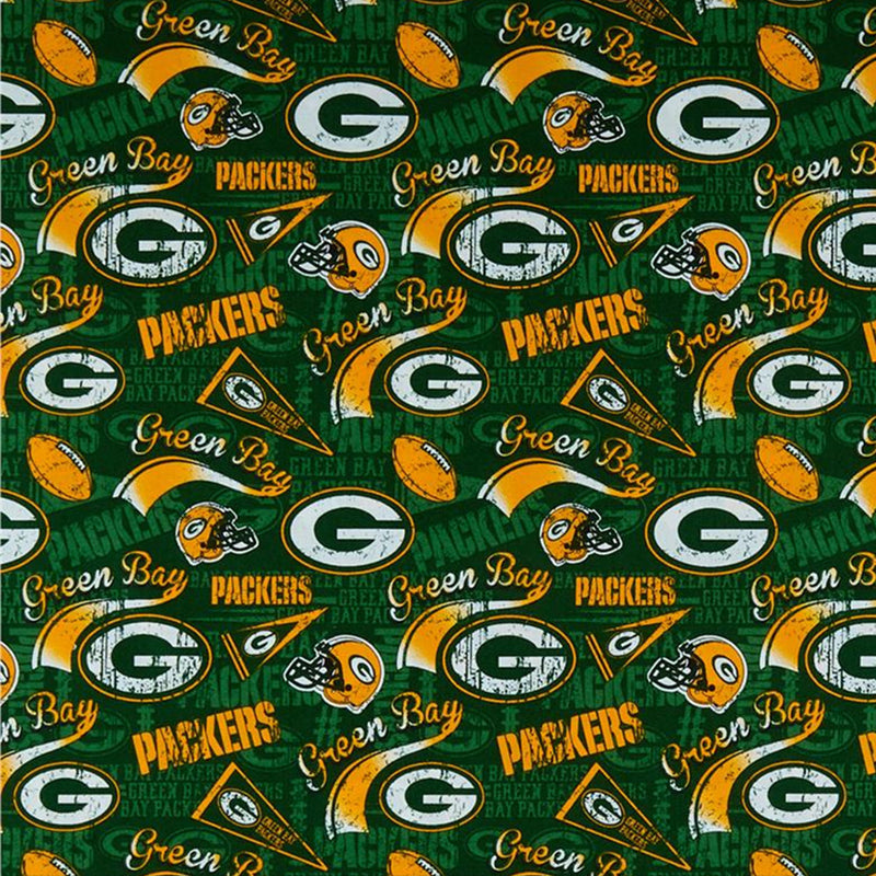 Green Bay Packers flags - NFL cotton prints