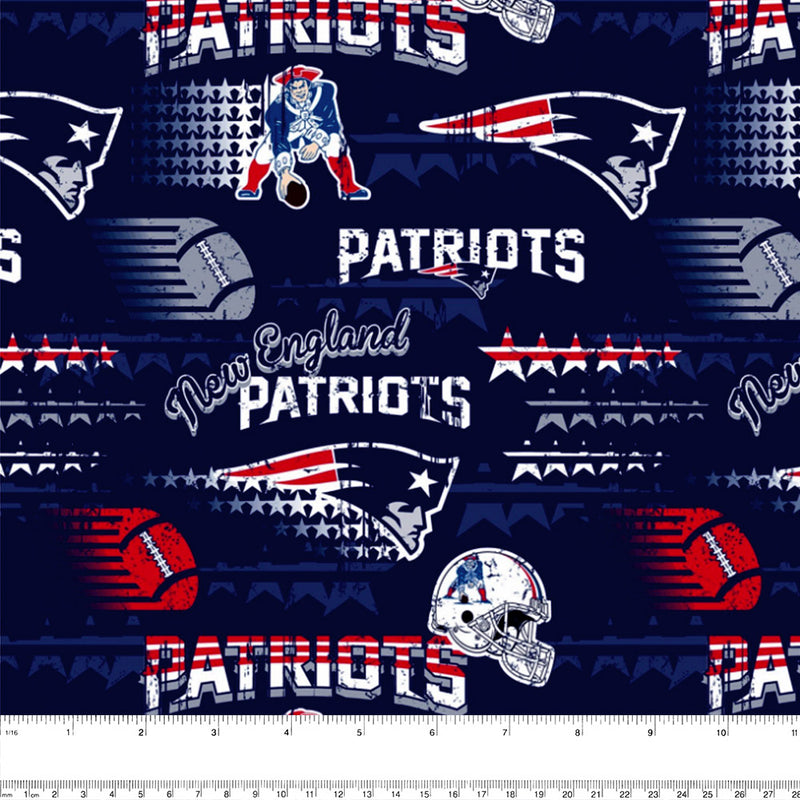 New England Patriots logo - NFL cotton prints