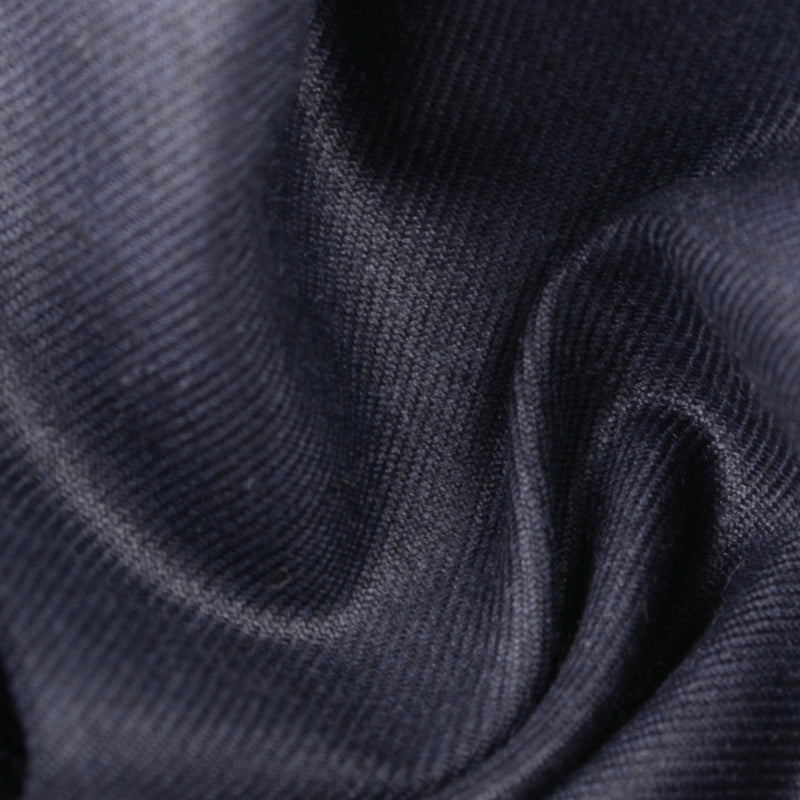 FLANNEL Brushed Twill Suiting - Navy