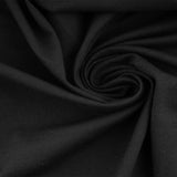 Heavy Cotton Lycra Knit - Black