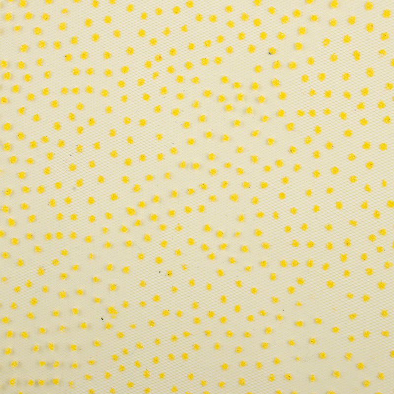 Glitter Dot - Yellow