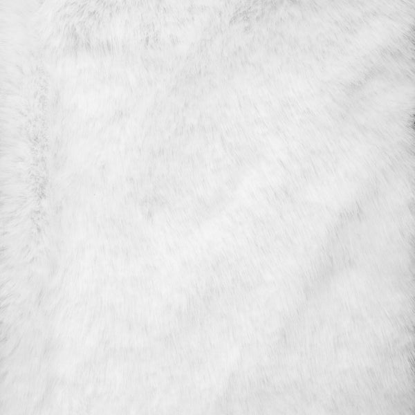 Fourrure blanche de luxe - Poil court - Blanc