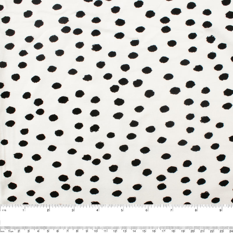 BAMBOO - Printed knit - Polka Dots