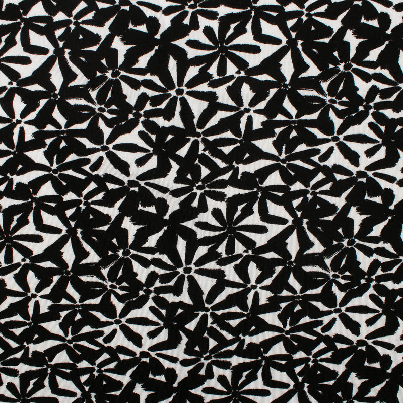 BAMBOO - Printed knit - Black/White