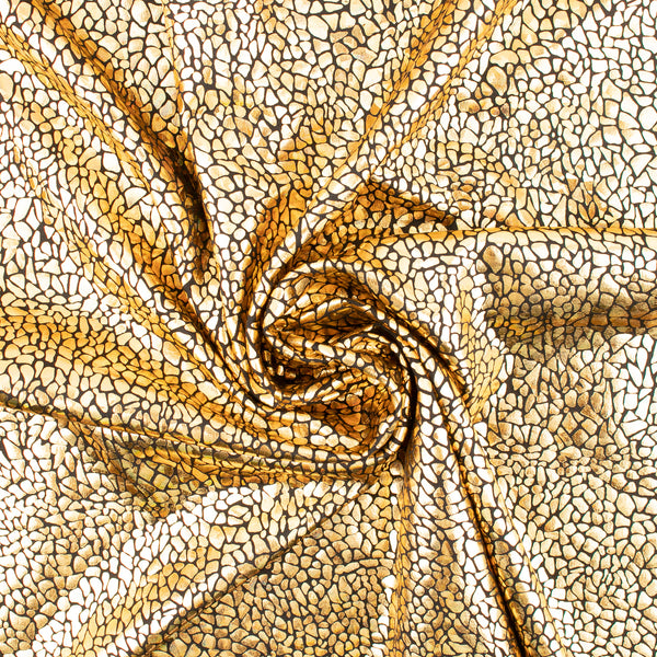 MARDI GRAS - Costuming Fabric - Stone - Gold