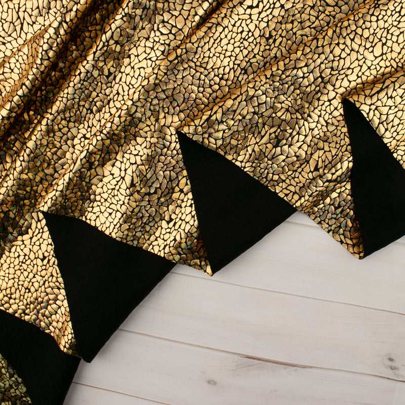 MARDI GRAS - Costuming Fabric - Stone - Gold