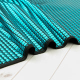 MARDI GRAS - Tissu pour déguisement - Cube - Turquoise