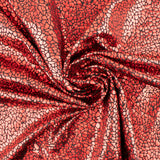 MARDI GRAS - Tissu pour déguisement - Pierre - Rouge