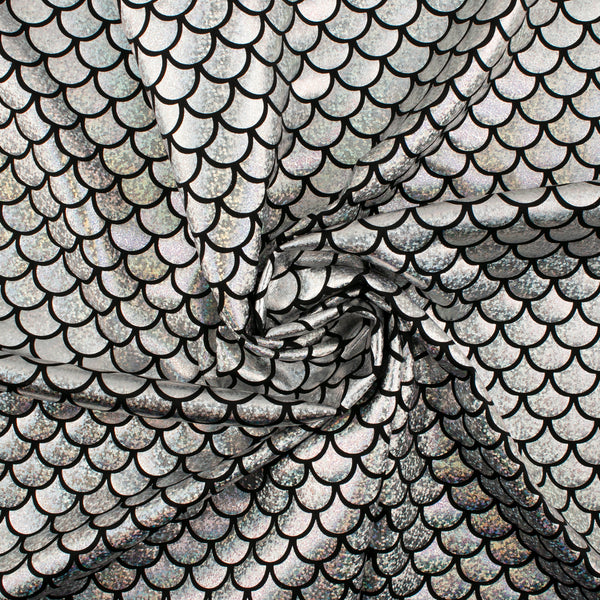 MARDI GRAS - Costuming Fabric - Scale - Silver