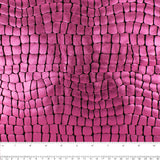 MARDI GRAS - Costuming Fabric - Crocodile - Pink