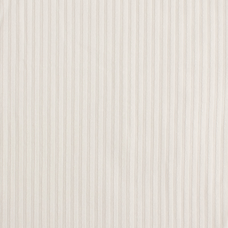 Tissu côtelé BAMBOU - Blanc