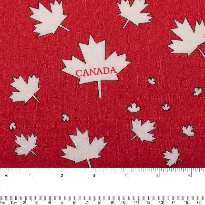 Imprimé Patriotique - Canada - Rouge