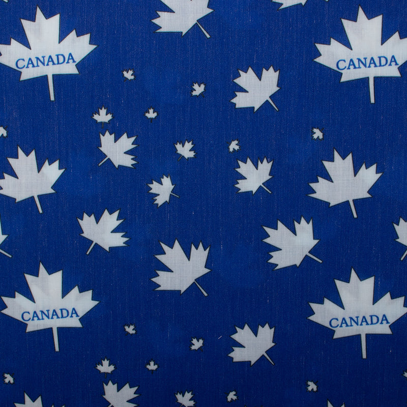 Imprimé Patriotique - Canada - Bleu