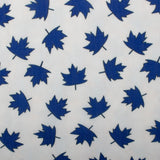 Patriotic prints - Small maple leaf - White - Blue