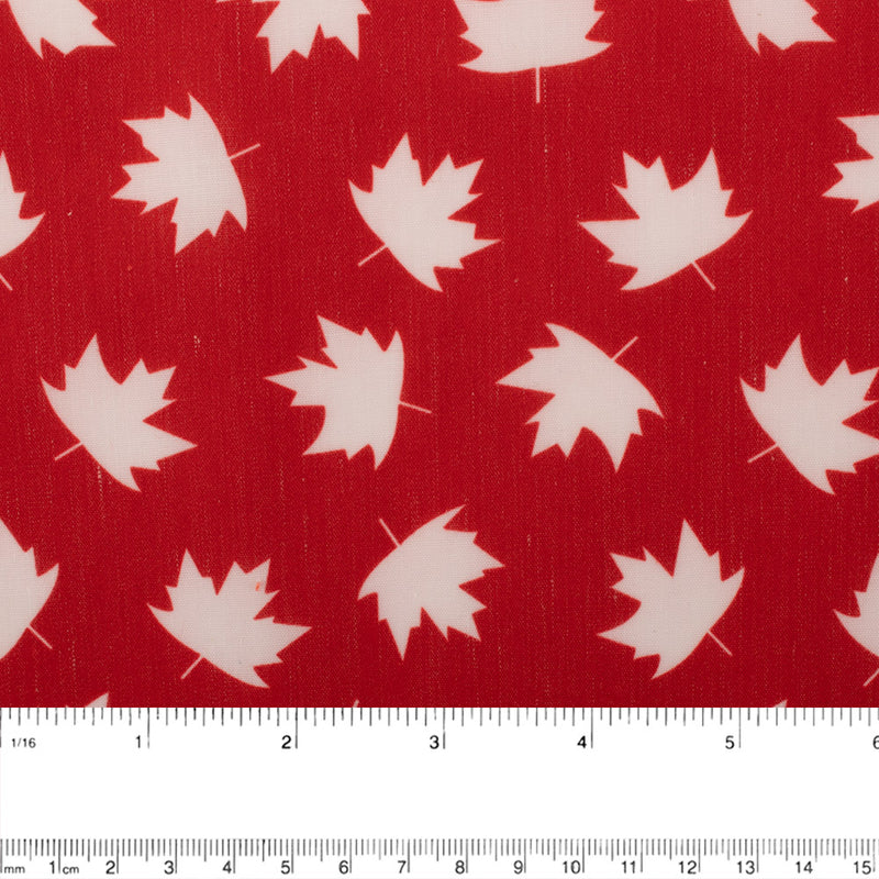 Patriotic prints - Small maple leaf - Red