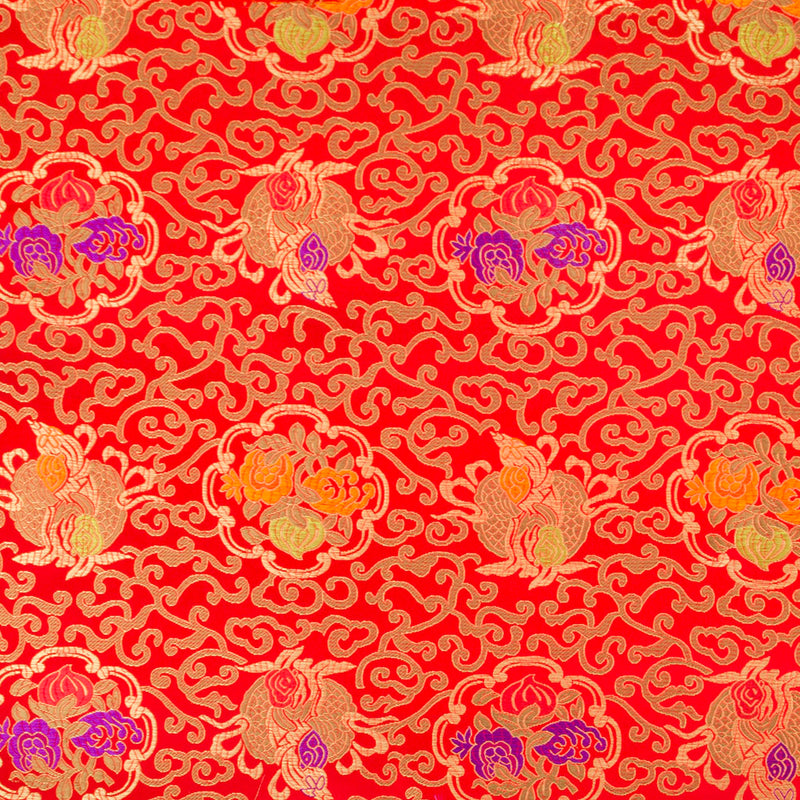 Chinese Brocade - Logo - red / gold