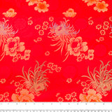 Chinese Brocade - Camelia - red / gold
