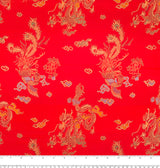 Chinese Brocade - Dragon - red