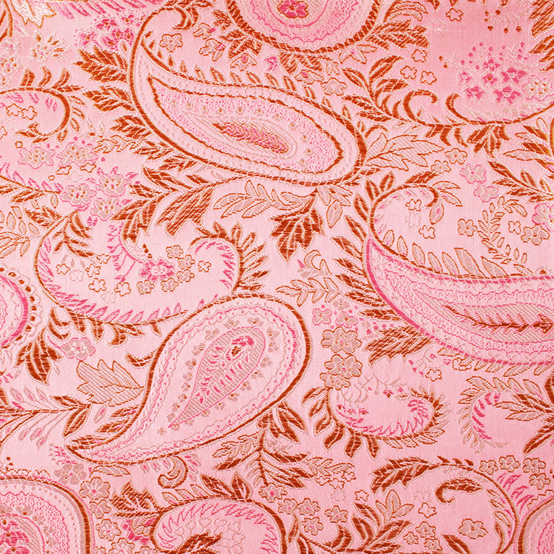 Chinese Brocade - Paisley - Pink