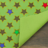 Printed soft Shell - Stars - Green - Protection UV 50+