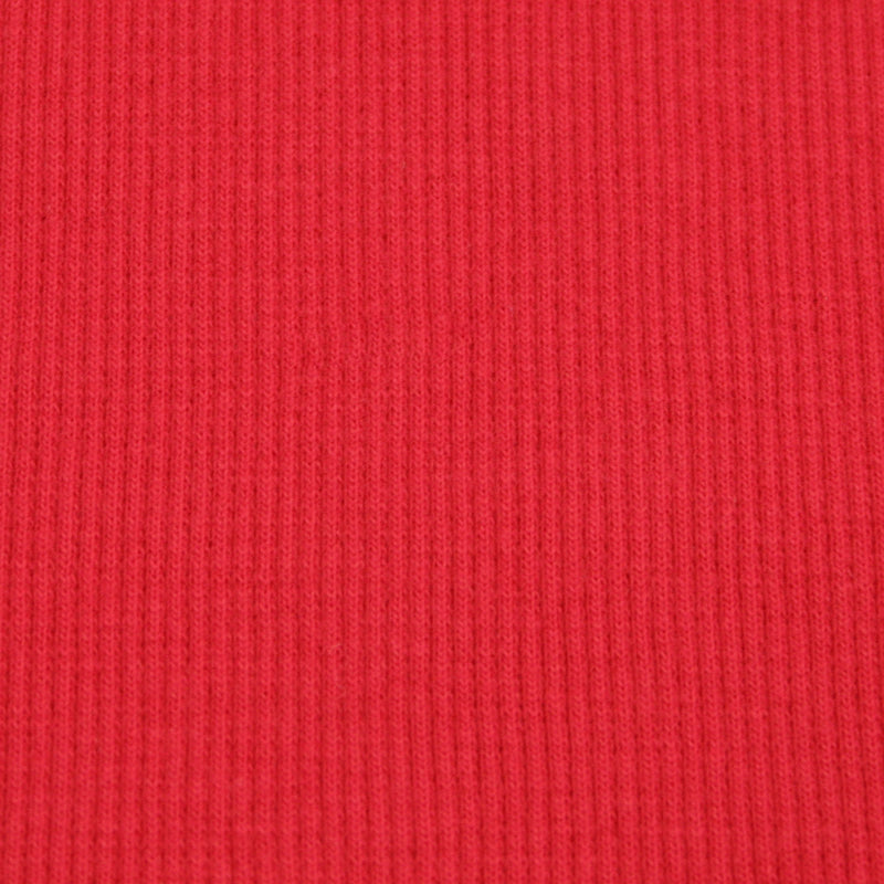 Tricot Tubulaire côtelé 2 x 2 - Rouge