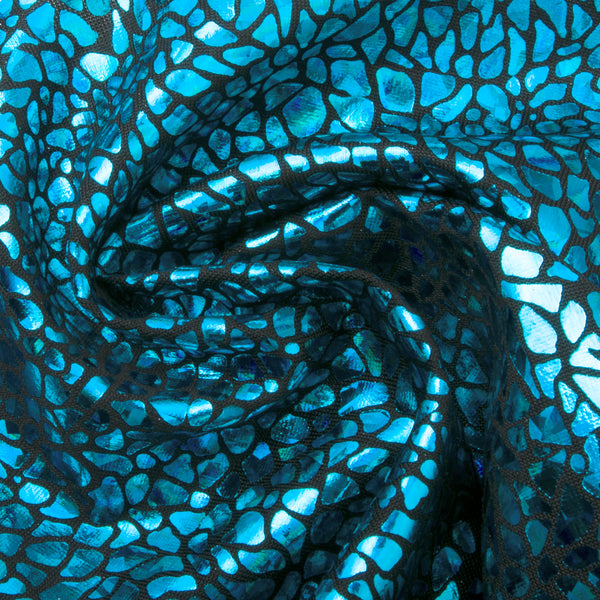 Tricot métallique -  MosaÏque - Bleu