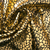 Metallic Knit - Mosaic - Black / Gold