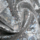 Metallic Knit - Mosaic - Silver