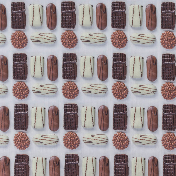 Stay dry digital printed PUL - Biscuits - Chocolate
