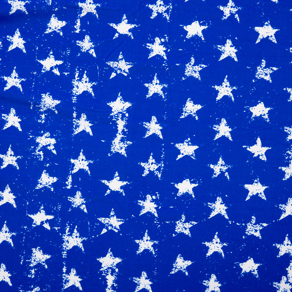 Tissu imprimé pour costume de bain - àtoiles - Bleu