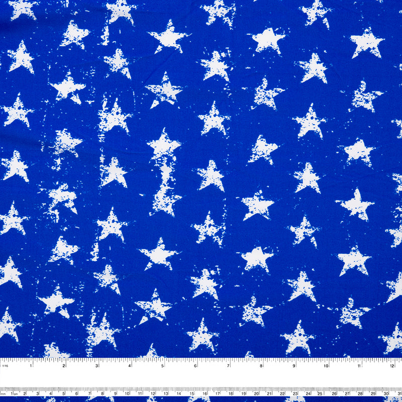 Bathing Suit Print - Stars - Blue