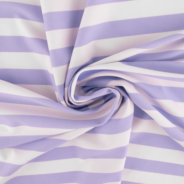 Bathing Suit Print - Stripes - Lilac