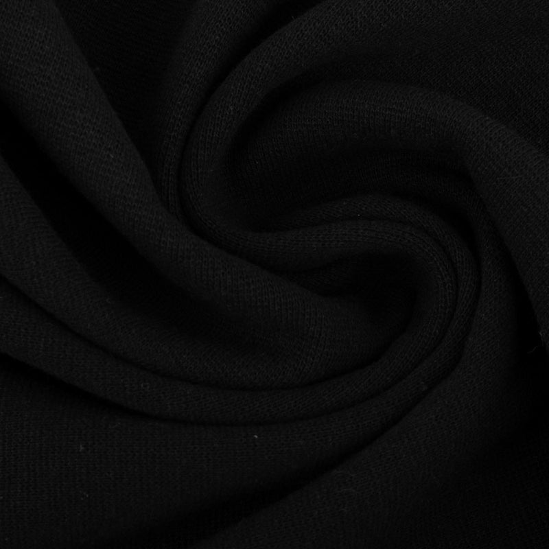 Tricot côte RECYCLÉ - Noir