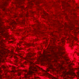 Velours glacé froissé - Rouge